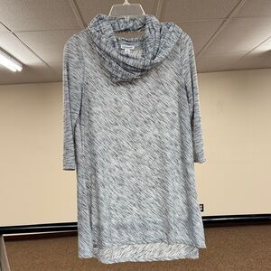 Hannah Gray Cowl Neck Top